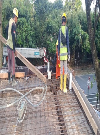 Pengecoran Plat Dak Main Substation
