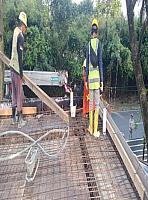 Pengecoran Plat Dak Main Substation