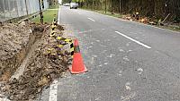 Galian kabel depan Main Substation