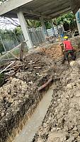 Galian Kabel TM dari Main Substation ke Power House SQ 12