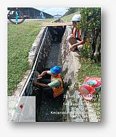 Perapihan Kabel FO area Dispatch SQ 12