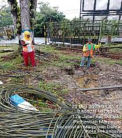 Penarikan Kabel area SQ 12 dari MDF SQ16 menuju MDF Simulator