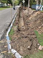 Galian Kabel TM dan FO dr Simulator dan SQ 12 menuju Area New Skatek dan SQ16