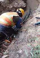 Pemasangan Protector Pipa HDPE area SQ 16