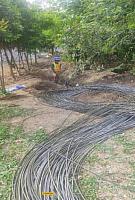 Penarikan Kabel FO area SQ 16